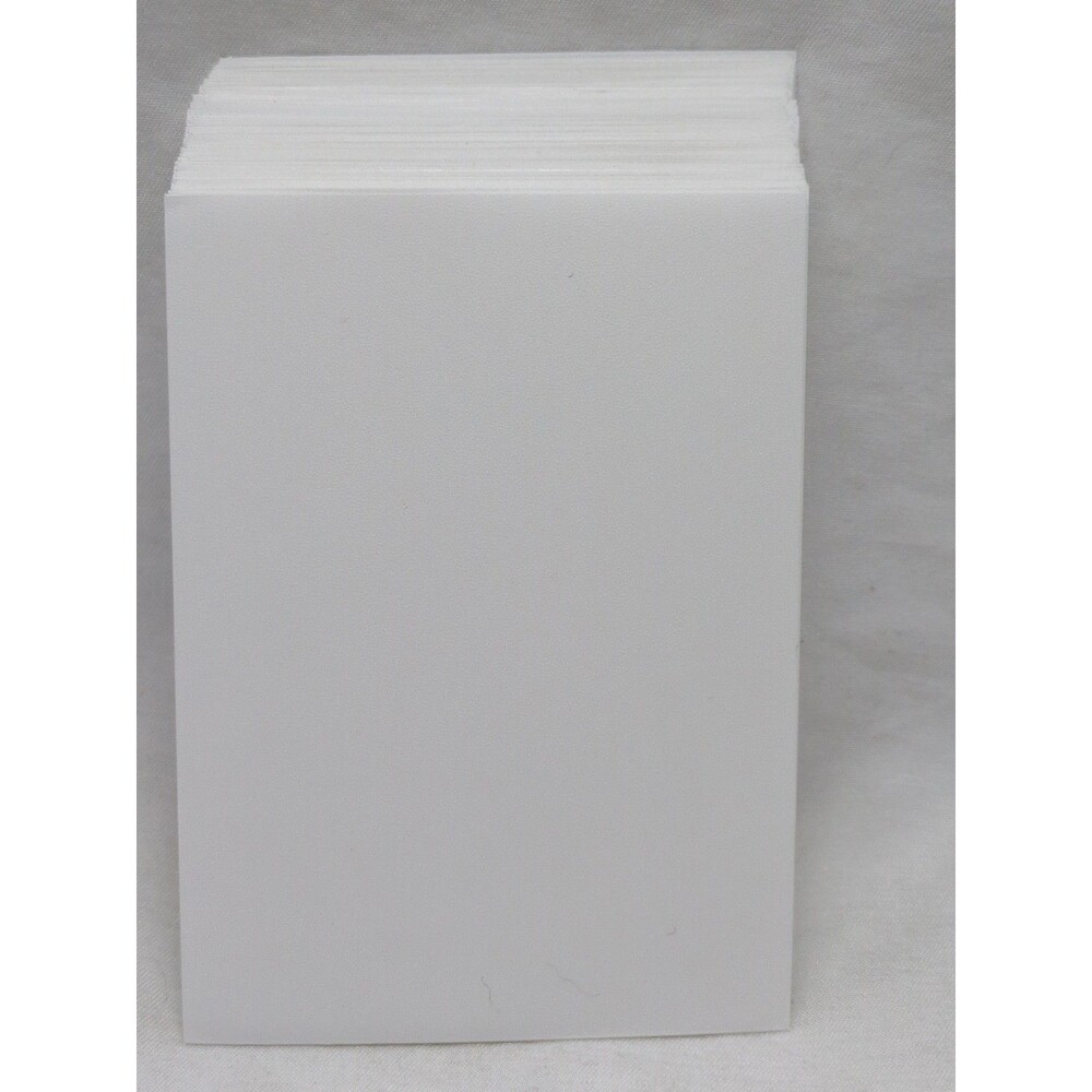 (62) Slight Used White Ultra Pro Standard Size Sleeves